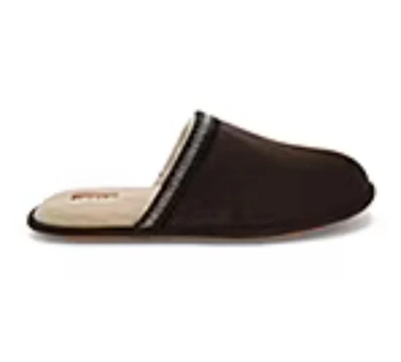 Levi's Men's Milton Nordic Scuff Slip-On Slippers Brown Size Vary New in Box