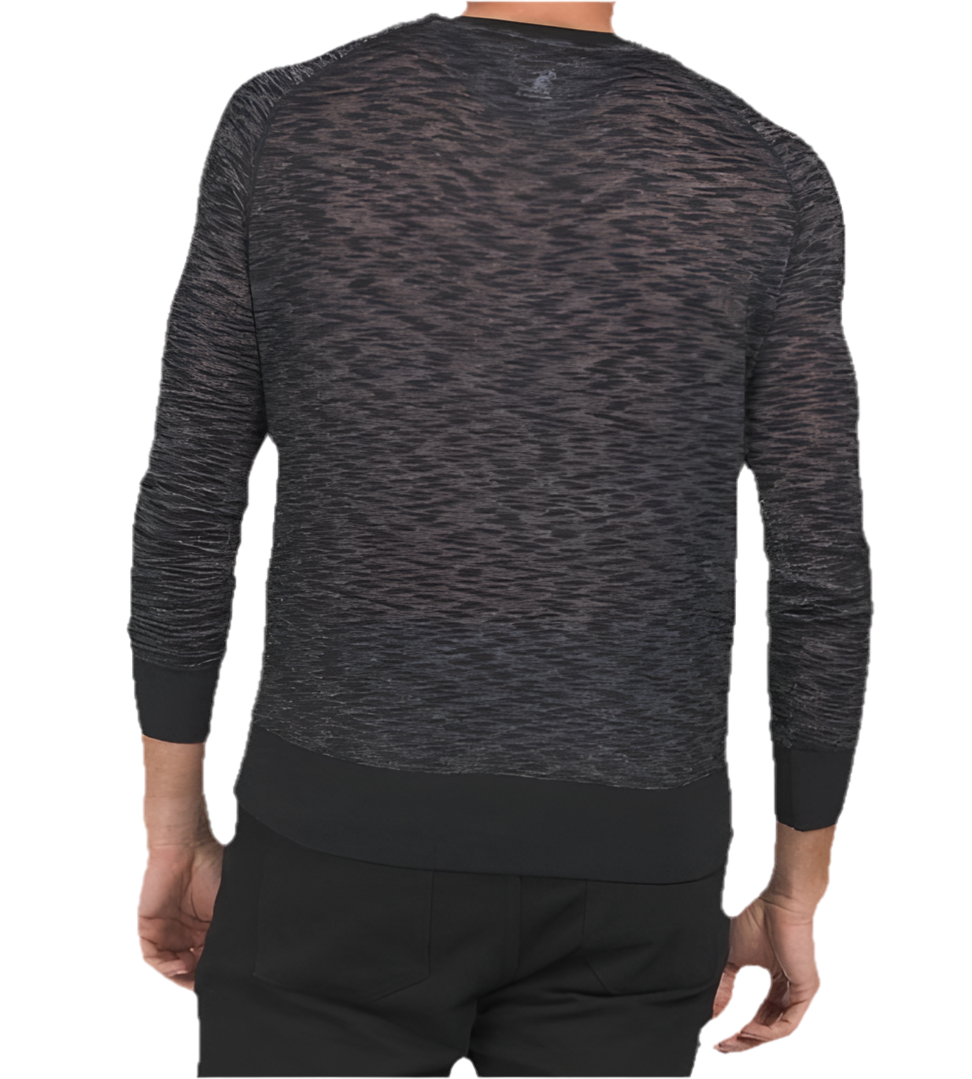 Kangol Men’s Crewneck Knit Two-tone Longsleeve Sweater Green XLarge