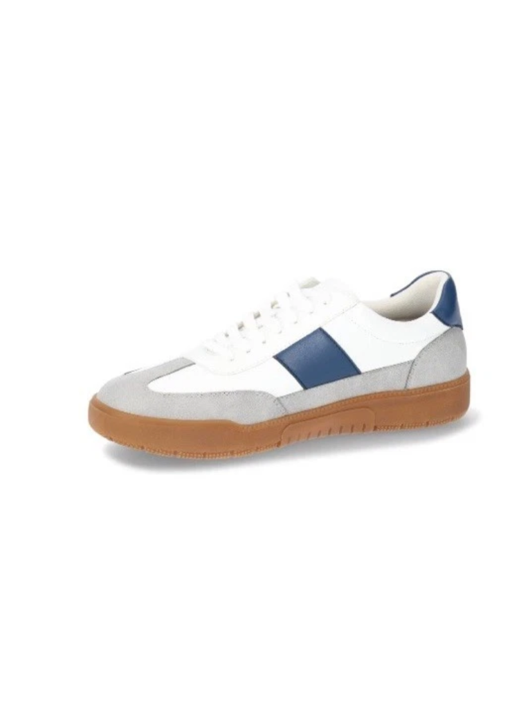 Madden NYC Men's Major Casual Sneaker White Navy Size 8