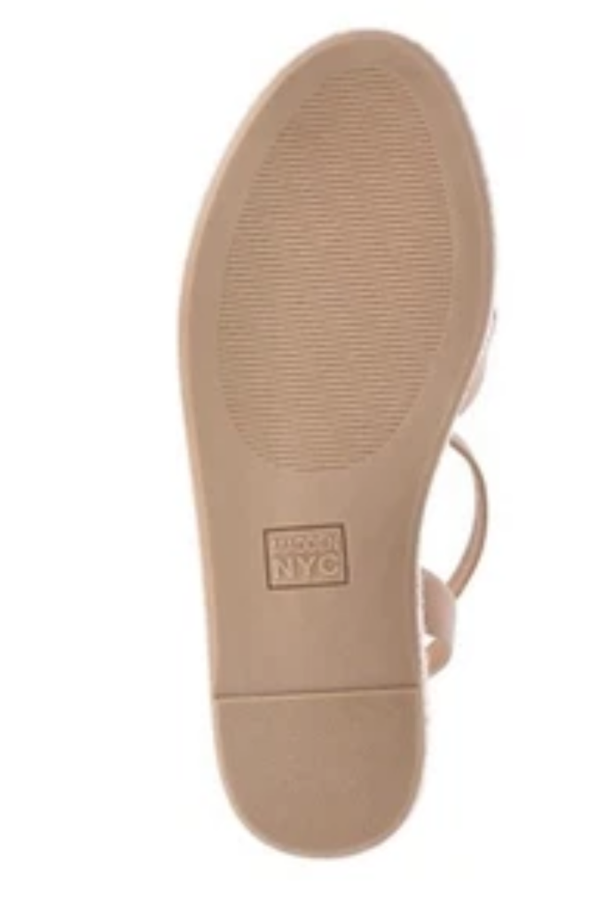 Madden NYC Women’s Strappy Wedge Sandals Beige Size 8.5