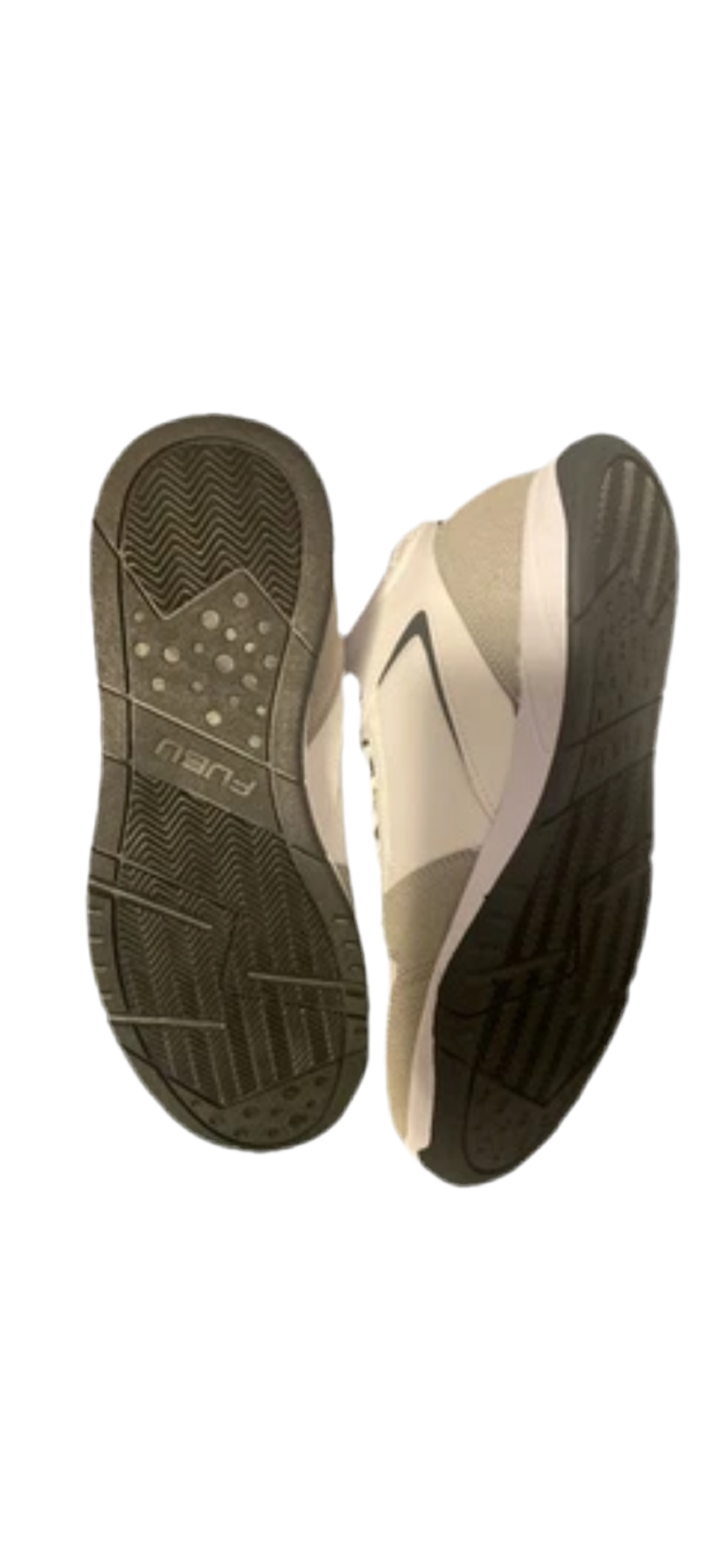 Fubu Men's the Hustle Athletic Leisure Sneakers White Gray Size Vary