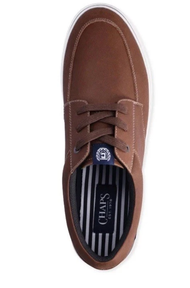 Chaps Men's Mike Casual Sneaker Comfort Foam Tan Size 10M