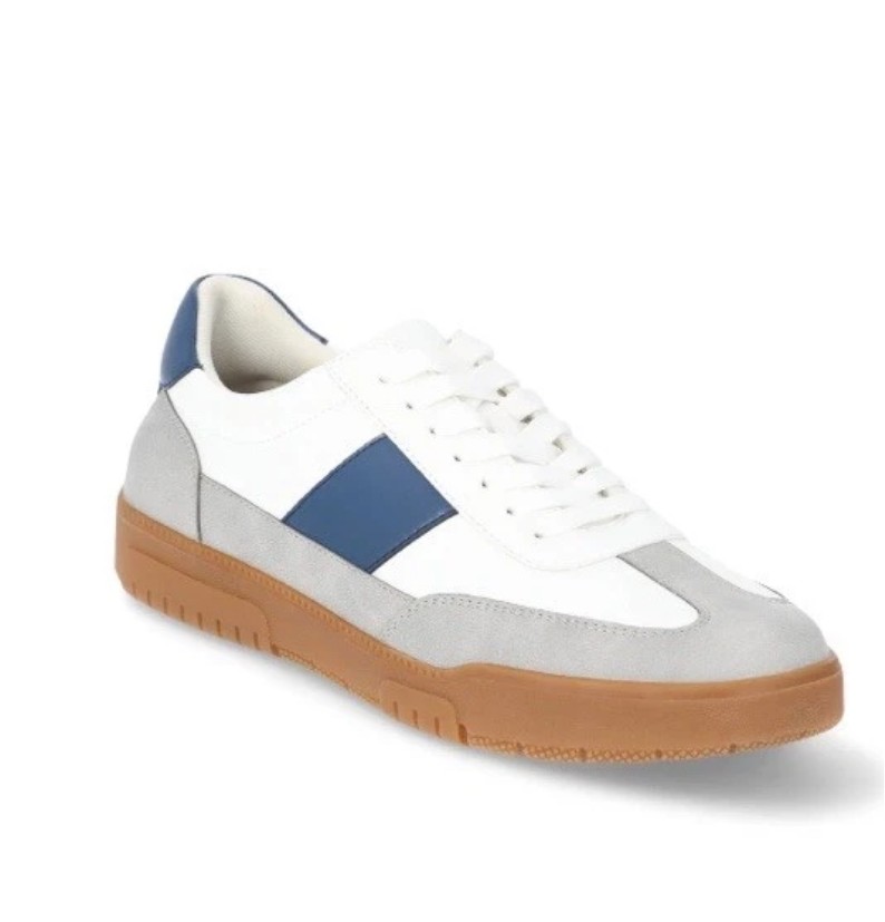 Madden NYC Men's Major Casual Sneaker White Navy Size 8