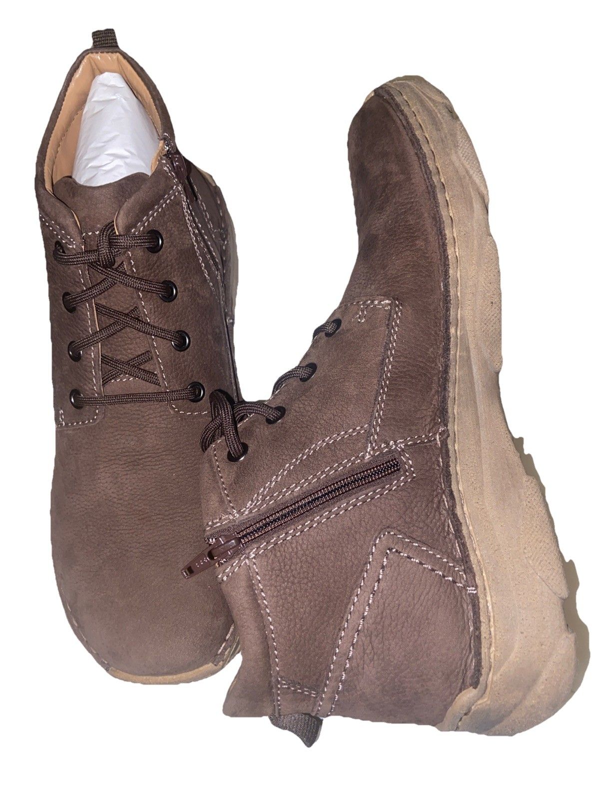 Josef Seibel Liam 07 Ankle Boot Castagne Size 42 (US 11) New in Box