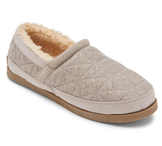 Rockport Women's Veda Trutech Slipper Comfortable Taupe-Gray Size 7M