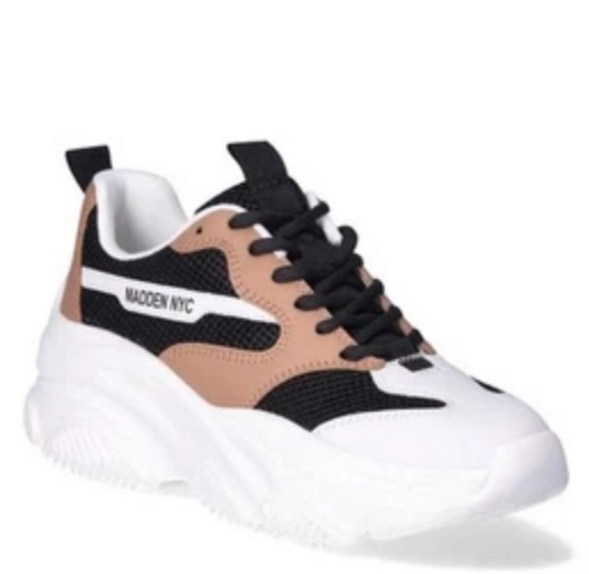 Madden NYC Women’s Dad Lace-up Sneakers Brown-multi Size Vary