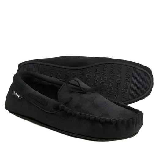 Bearpaw Boy’s Sawyer II Moccasins Black Size 2/3