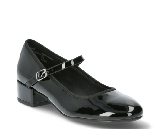 Madden NYC Mary Jane Platform Heels Faux Patent Black Size 10